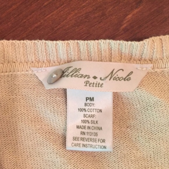 Jillian Nichole watercolor floral Print Cardigan purple - Picture 2 of 3